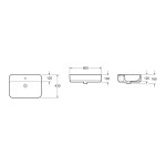 Накладной умывальник Lavinia Boho Bathroom Sink Slim 33311008